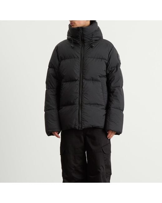 Canada Goose Black Crofton Matte Puffer Jacket for men