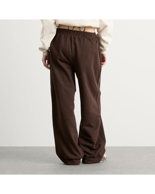 Skims Brown Boyfriend Fleece Baggy Sweatpant