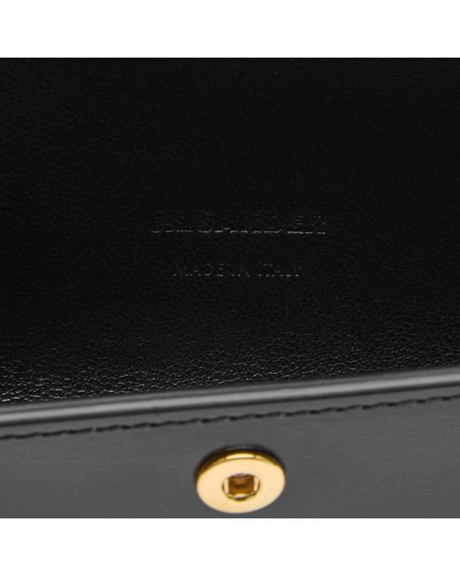 Jil Sander Black Cannolo Lipstick Case