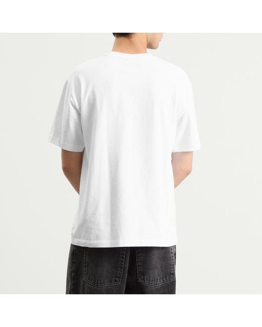 by Parra White Ball To The Face T-Shirt for men
