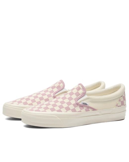 Vans Pink Lx Classic Slip-On 98 Sneaker