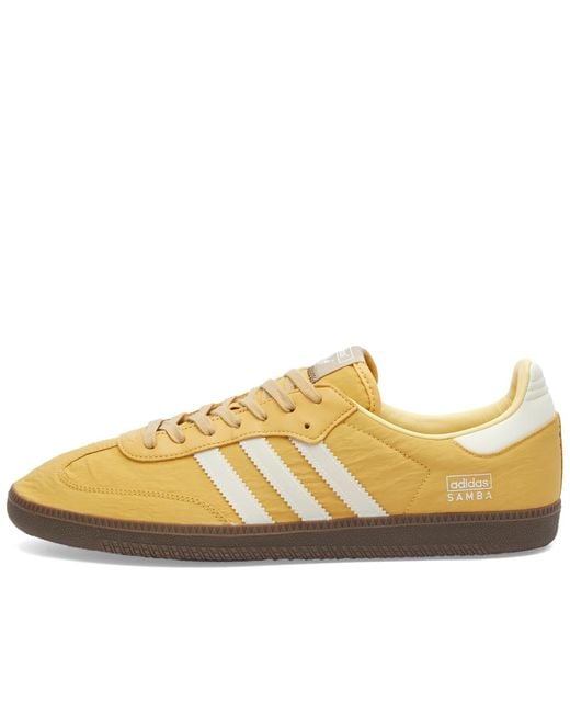 Adidas Originals Yellow Samba Og Sneakers