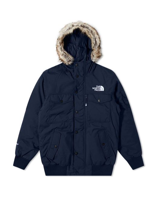 north face gotham jacket blue