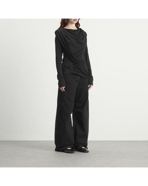 Entire studios Black Twist Top