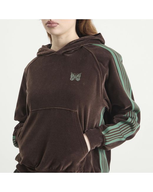 Needles Brown Track Hoodie