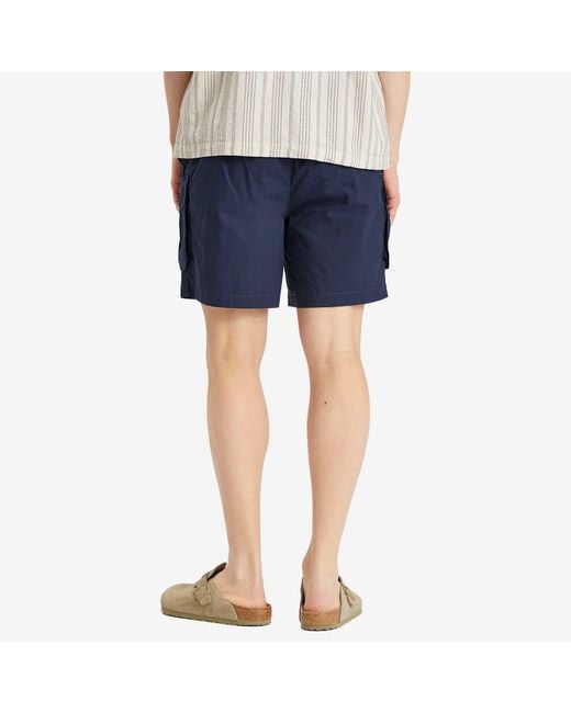 Folk Blue Utility Shorts for men