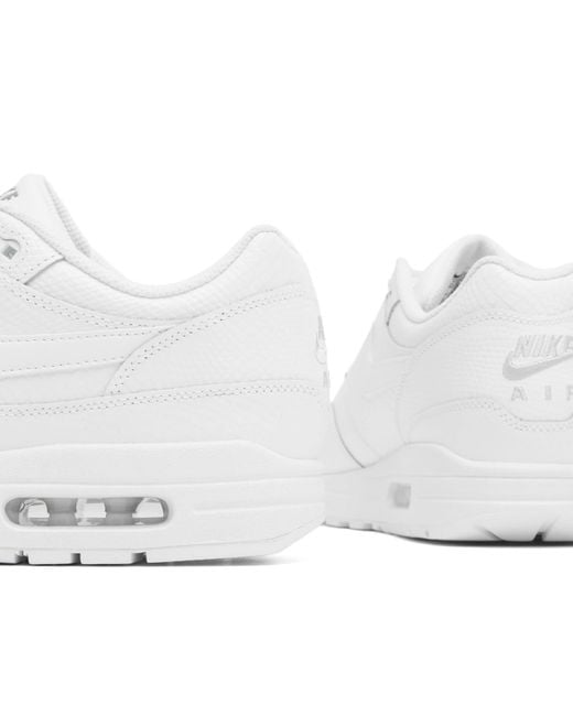 Nike White Air Max 1 Prem Eb Sneaker for men