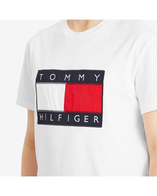 Tommy Hilfiger White Gi Sailing Flag T-Shirt for men