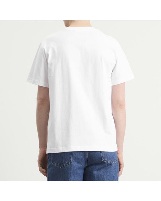 A.P.C. White Cali T-Shirt for men