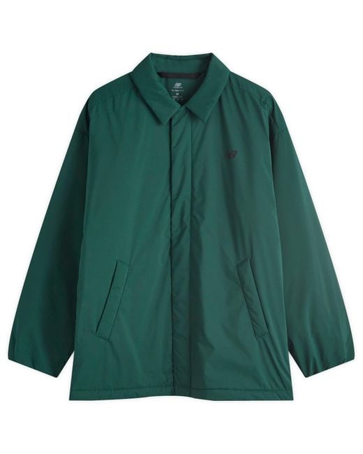New Balance Green Coaches Jacket