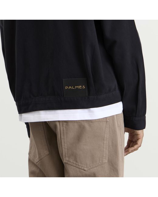 Palmes Black Worker Jacket for men