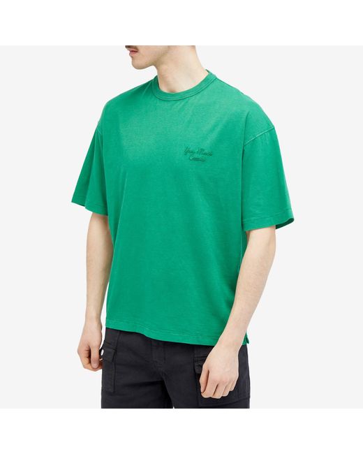 YMC Green Triple T-Shirt for men