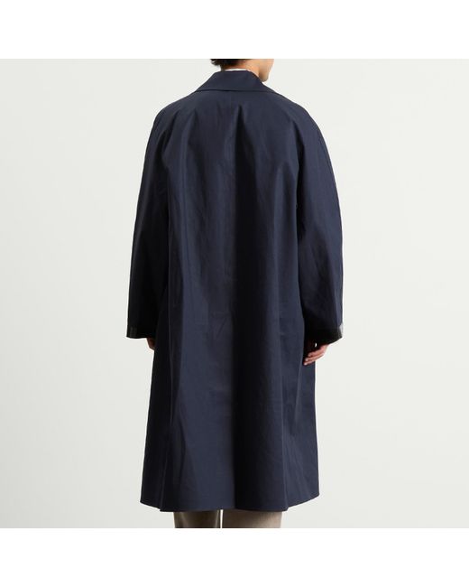Studio Nicholson Blue X Mackintosh Long Bonded Mac for men