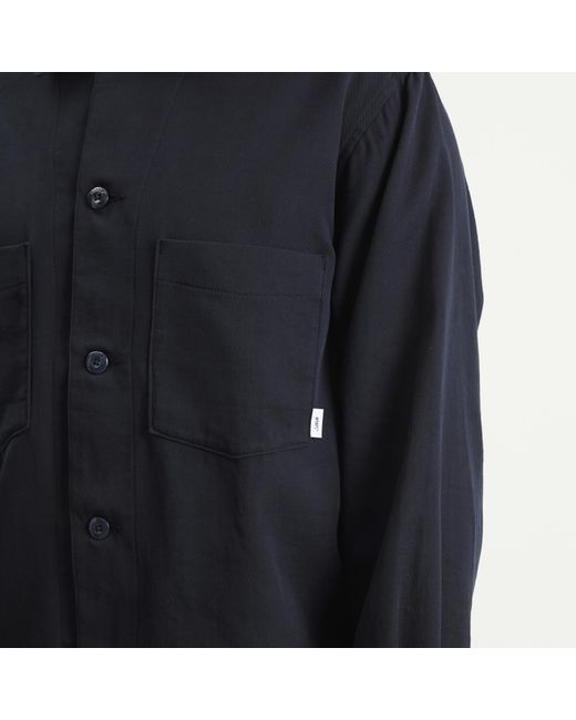 (w)taps Blue Cbw Long Sleeve Shirt for men