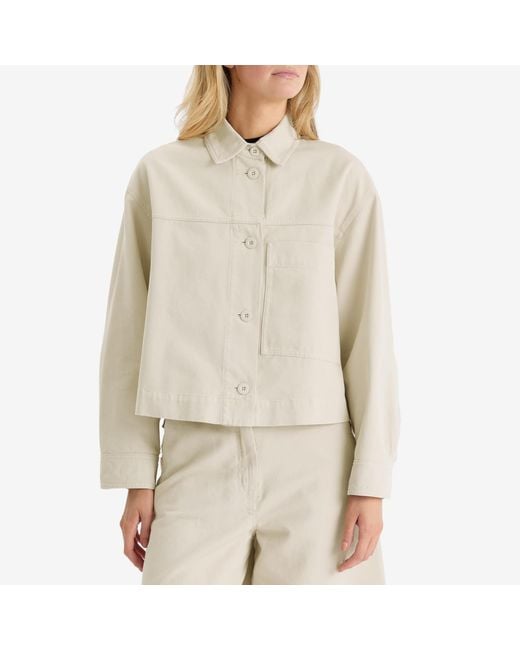 ジャケット Weekend Max Mara Sand Cotton Salita Jacket Cotton canvas jacket, sand | Weekend Max Mara