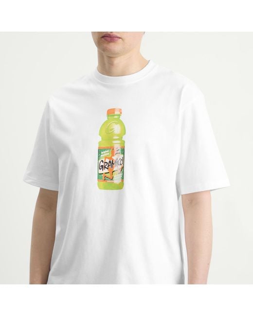 Gramicci White Quencher T-Shirt for men