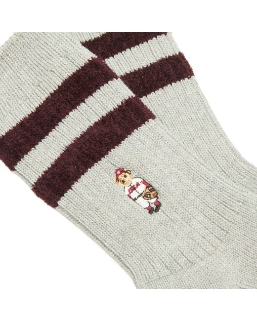 Rostersox Gray 84 Bear Socks