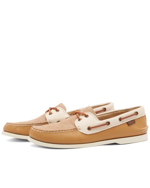 G.H.BASS Natural Jetty Iii 2 Eye Boat Shoe for men