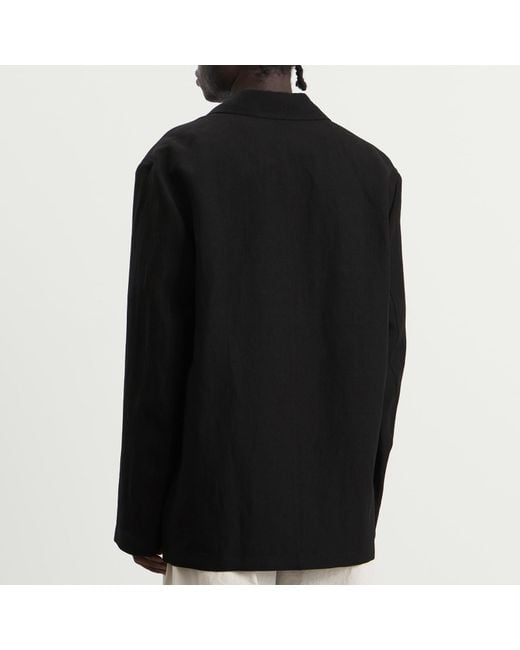 Studio Nicholson Black Denson Single Breasted Blazer for men