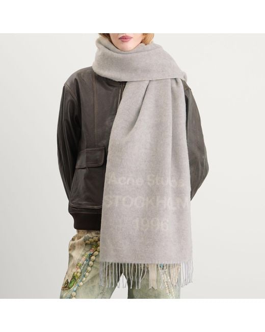 Acne Gray Venus 1996 New Rws Scarf