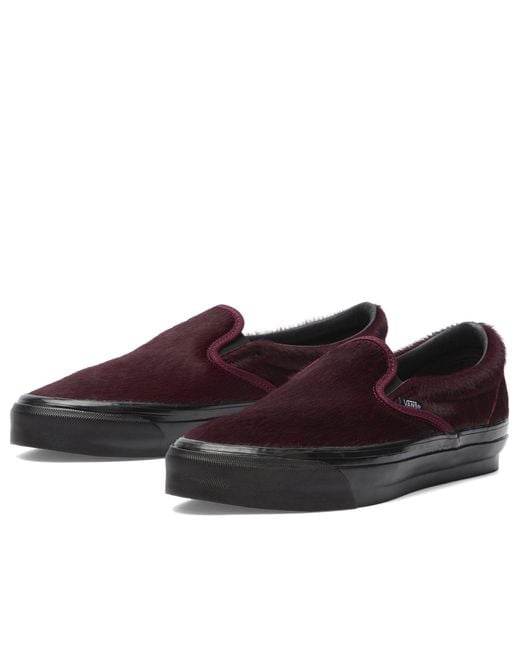 Vans Brown Lx Classic Slip-On 98 Sneaker for men