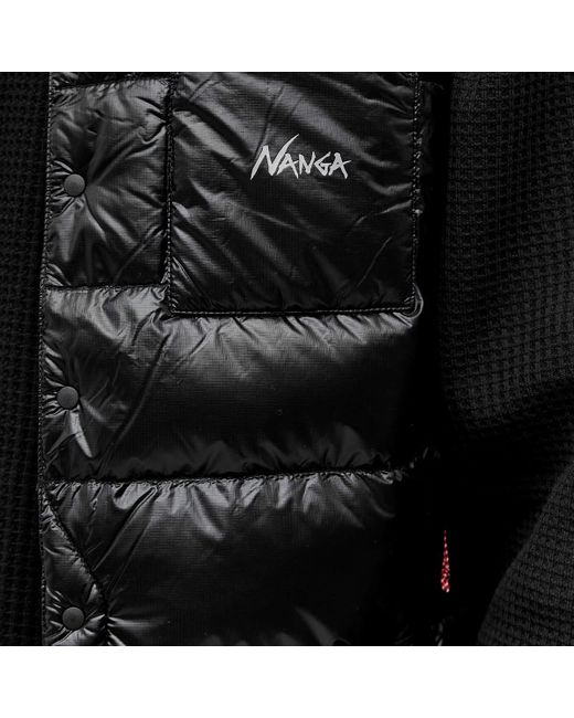NANGA Black Inner Down Vest for men