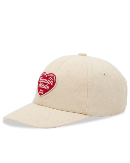 Human Made Pink Heart Patch Twill 6 Panel Cap for men