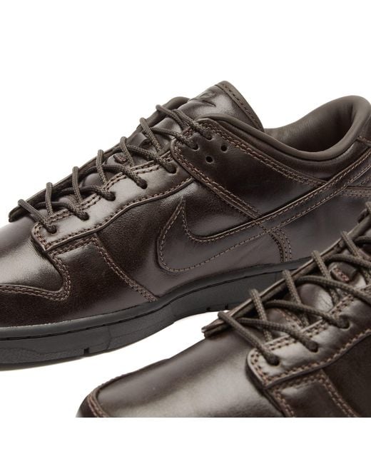 Nike Brown Dunk Low Retro Prm Sneaker for men