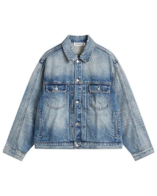 Cole Buxton Blue Type Ii Denim Jacket for men