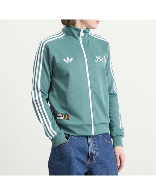 Adidas Blue Bob Marley Track Top for men