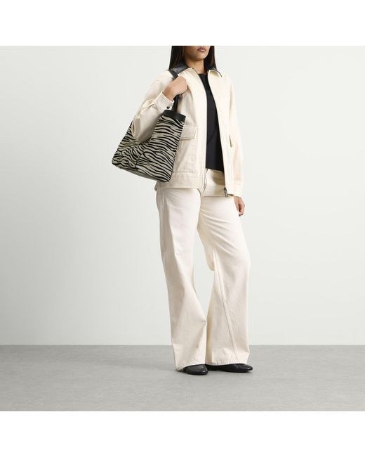 Anine Bing Black Medium Rio Tote Bag