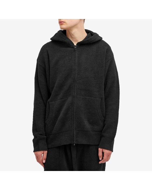 MASTERMIND WORLD Black Lounge Skull Zip Hoodie for men