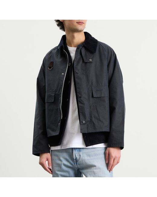 Barbour Sl Spey Jacket in Blue for Men | Lyst UK