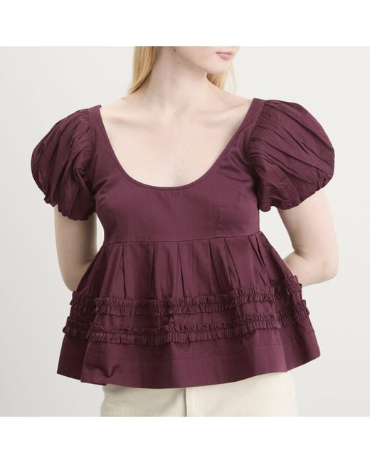 Damson Madder Purple Joy Blouse