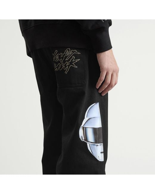 Pleasures Black Ram Baggy Jeans for men