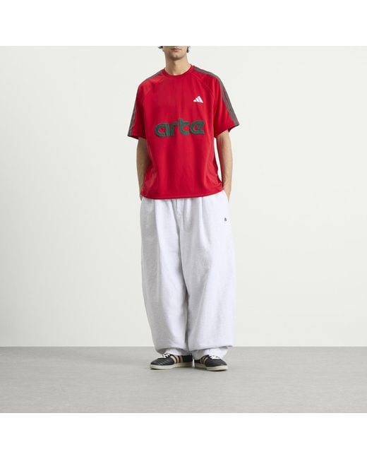 Adidas Red X Arte Jersey Top for men