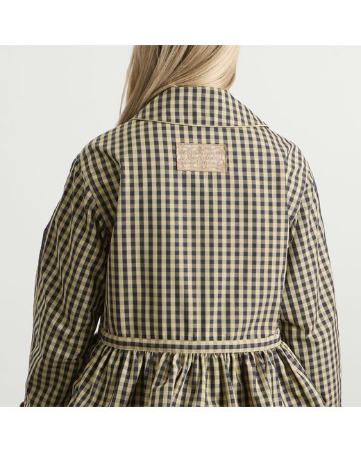 Damson Madder Natural Myrtle Trench Coat