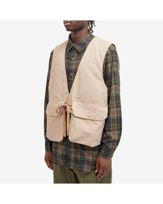 Engineered Garments Natural Fowl Vest for men