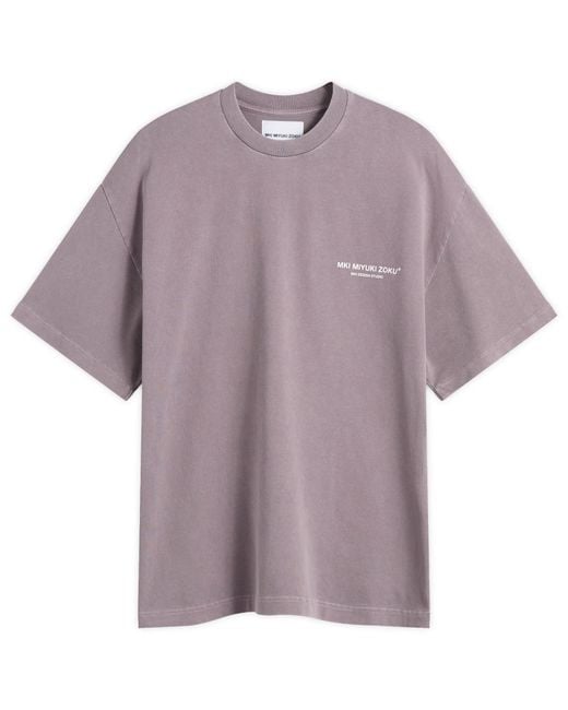 MKI Miyuki-Zoku Purple Design Studio T-Shirt for men