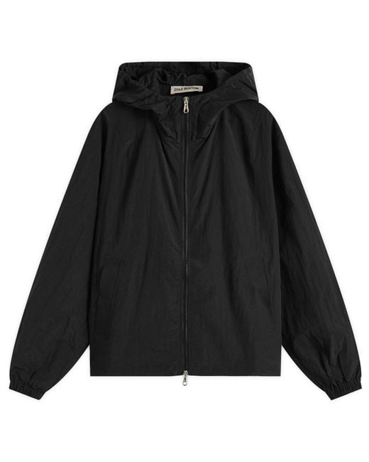 Cole Buxton Black Nylon Windbreaker for men