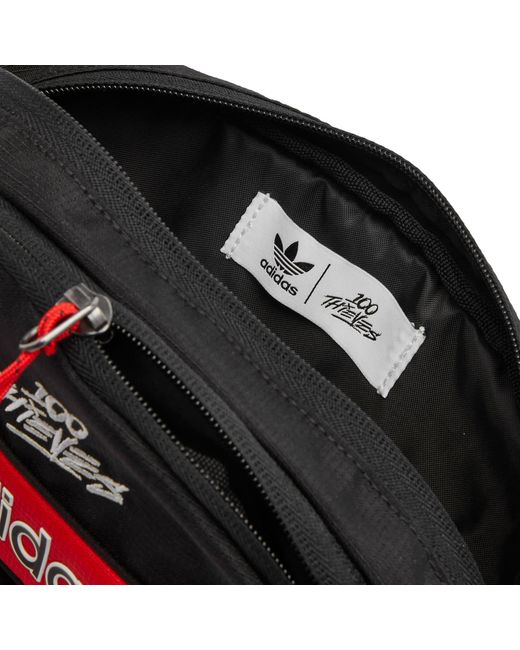 コラボ！ ◆ adidas × 100 THIEVES ◆ Bum バッグ ◆ adidas 100T BAG BLACK （アディダス ハンドレッドシーヴス