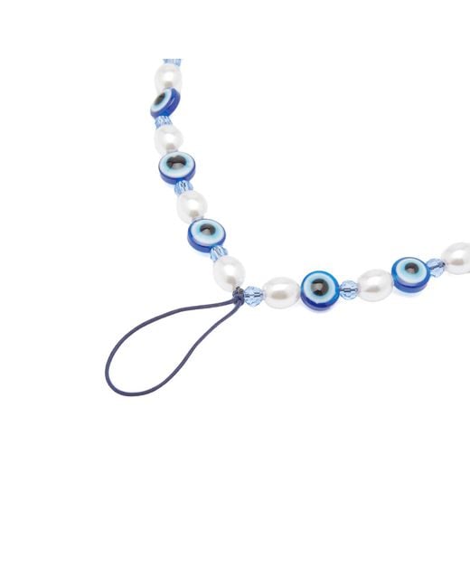 Crystal Haze Jewelry Blue Phone Bracelet Charm