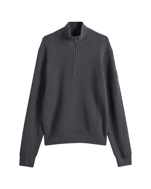 Canada Goose Gray Mckinney Quarter Zip Knit for men