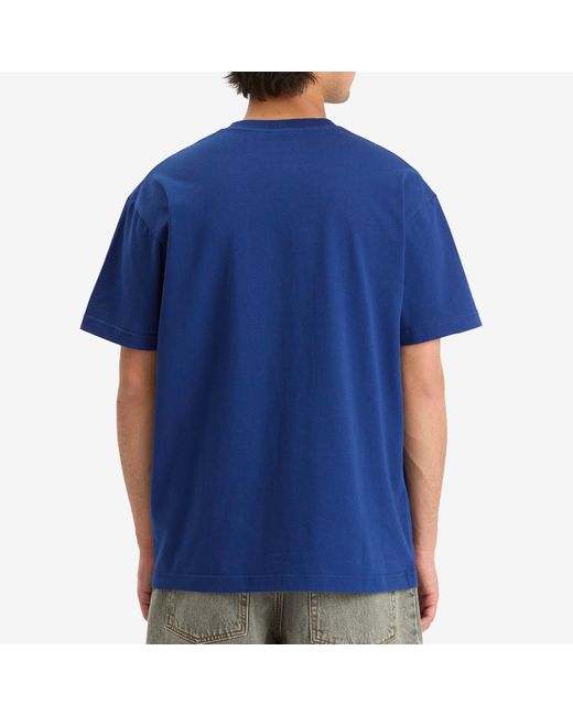 POLAR SKATE Blue Shy Bow T-Shirt for men