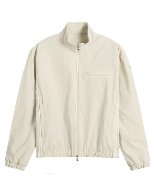 Moncler White Danby Zip Up Sport Jacket for men