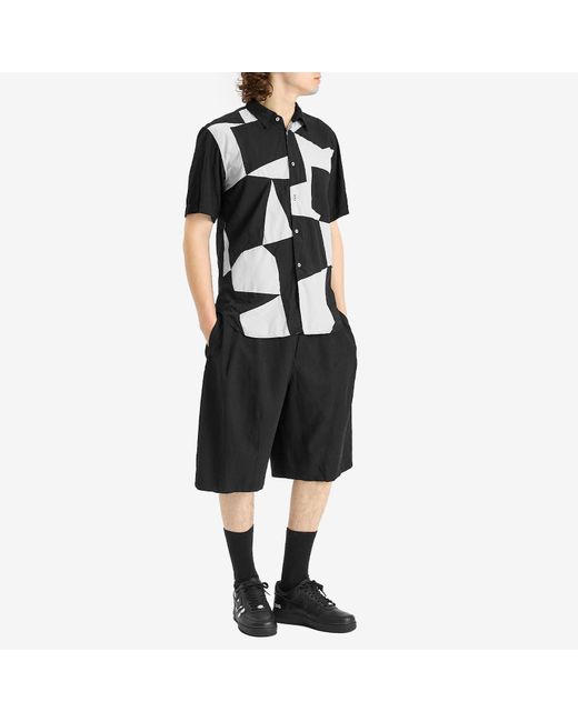 Comme des Garçons Black Comme Des Garçons Patchwork Short Sleeve Shirt for men