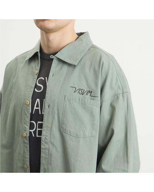Visvim Palmer Shirt in Green for Men | Lyst