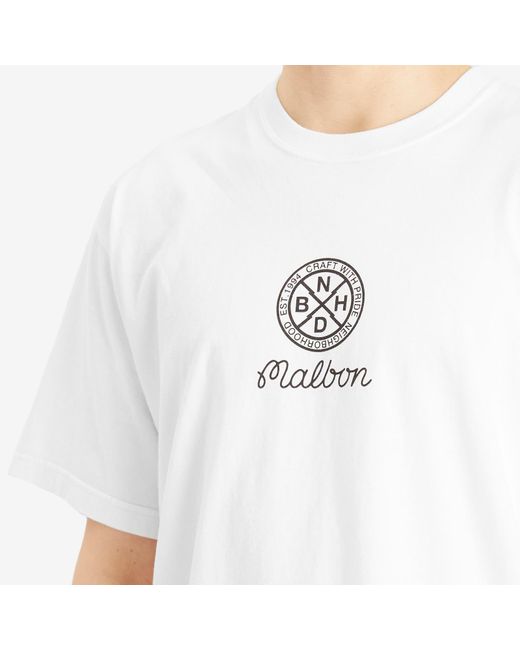 新品NEIGHBORHOOD ×MALBON GOLFコラボTシャツL ホワイト NEIGHBORHOOD＞NH X MALBON GOLF . TEE SS-2 | MAKES ONLINE STORE