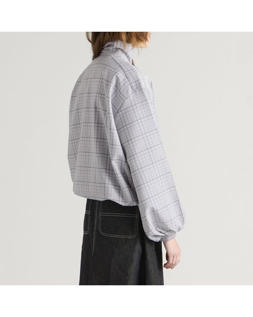 Adidas Gray Check Track Top