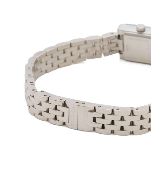 Gucci Metallic G-Frame 18Mm Watch